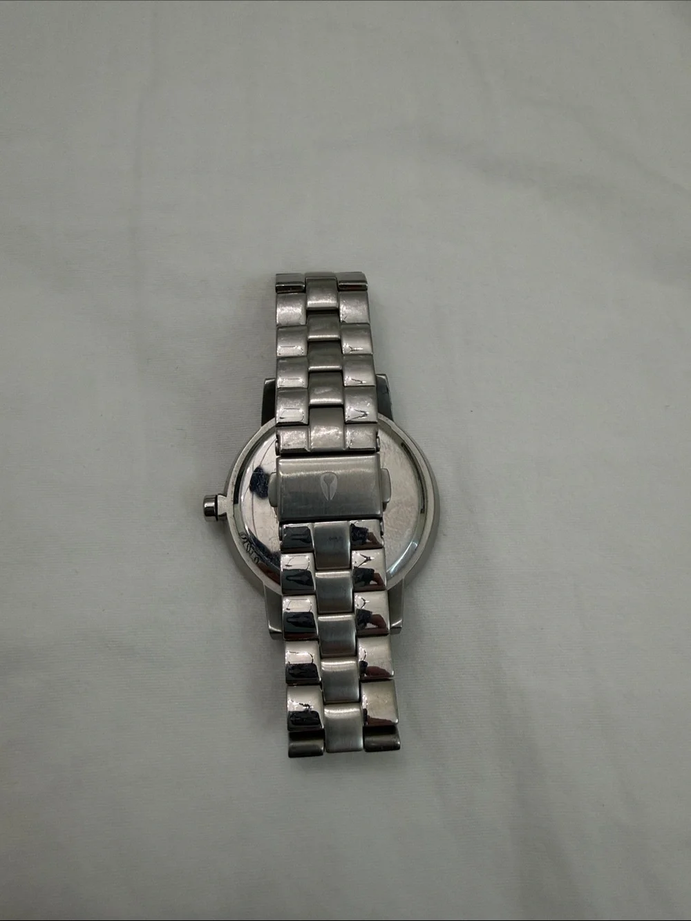 Nixon Silver and black Stainless Steel Watch